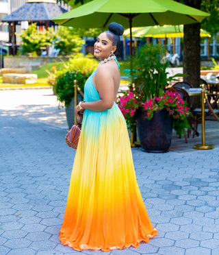 Shoreline Glow Ombre Maxi Dress