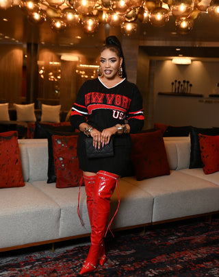 NEW YORK STYLE SWEATER DRESS