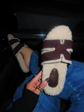 Harve slide sandals ( orange only )