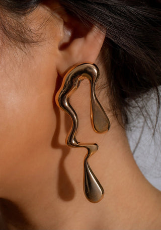 Icon Art Earrings Silver