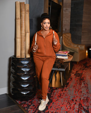 Dark carame Jogger set