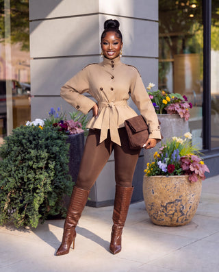 KURZER TRENCH COAT