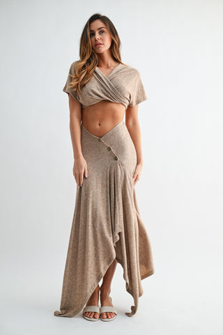 Sandstone Serenity Skirt Set