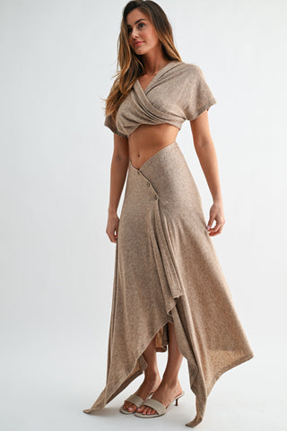Serenity Skirt Set ( Black )