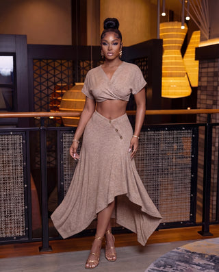 Sandstone Serenity Skirt Set