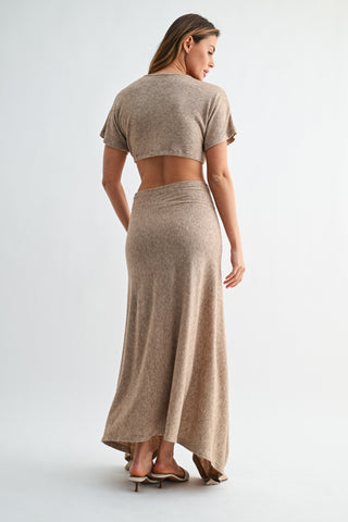 Serenity Skirt Set ( Black )