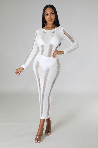 Vacation with me crochet cover up