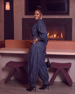 The Chic Two-Piece Denim Set