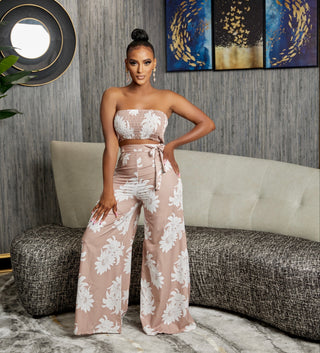 MIMOSA SIPPING FLORAL SET