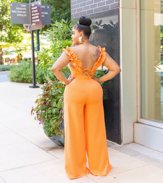 Anida two piece set ( Orange )