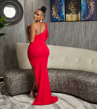 RED SWEET SUGAR MAXI DRESS