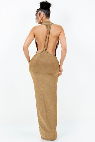Glow with me maxi dress