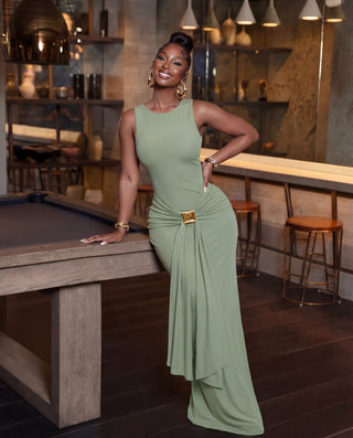 ZESICA BODYCON MAXI DRESS