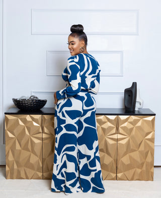 MIA 2PC SET BLUE & WHITE