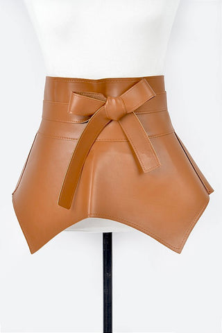 Faux Leather Skirt