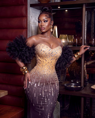 Arvexo Rhinestone gown