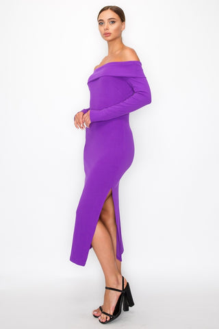 AISLINN KNIT MIDI DRESS