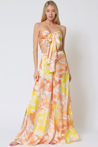 Tropical silk set