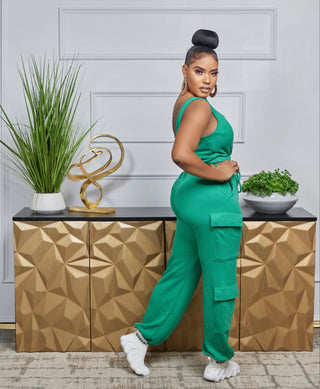 Cargo two piece jogger set