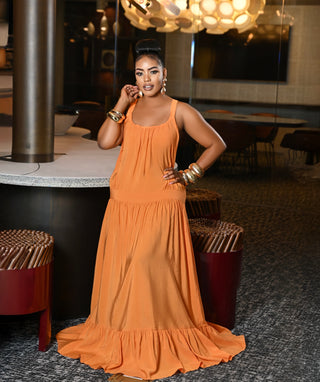 Tangerine Flow Maxi