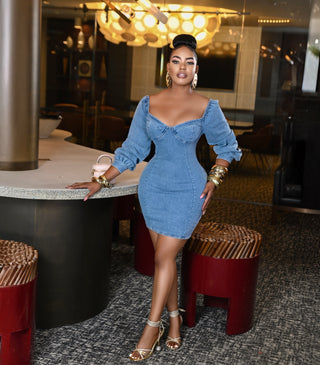 Natasha denim dress