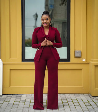 BRUNCH 3 PIECE WIDE LEG SET (plus size available)