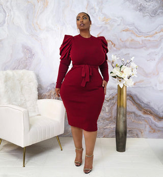 Sammy puff sleeves dress