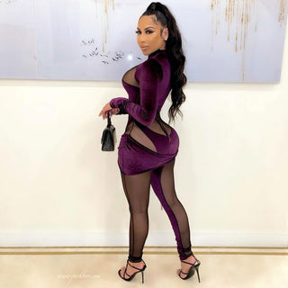 Michelle velvet jumpsuit