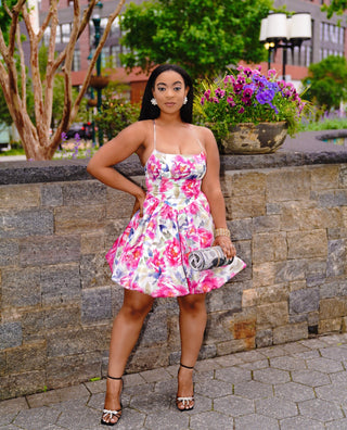 Nyah floral print dress