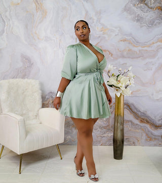 Neda wrap dress