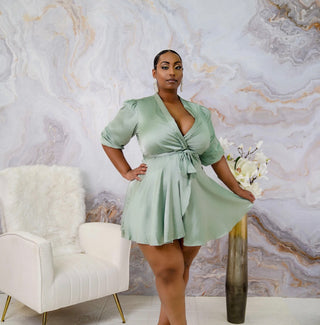 Neda wrap dress