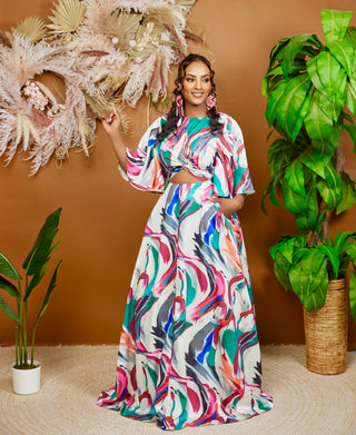 Art WORK MAXI DRESS