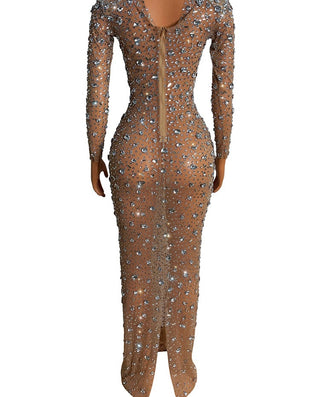 Taj stone mesh dress