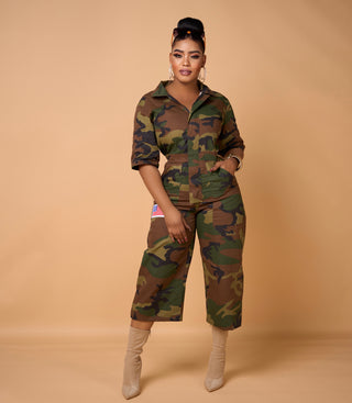 Tracy Camo jumpsuit