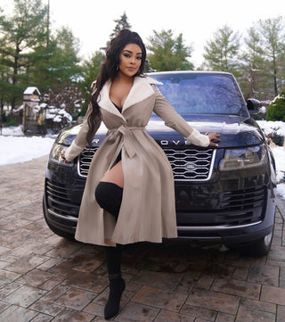 Livin life trench coat