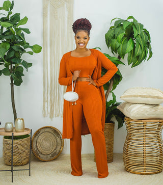 3-PC WIDE RIBBED SET