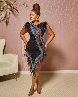 MARISSA RHINESTONE DRESS
