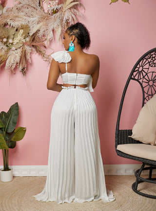 LAYLA PLEATED TWO PIECE SET