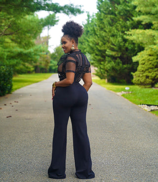 Tracy Bow Tie jumpsuit