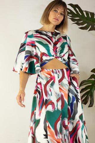 Art WORK MAXI DRESS