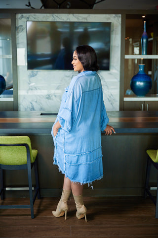 Rema oversized denim dress