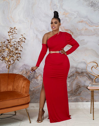 statement to make maxi dress