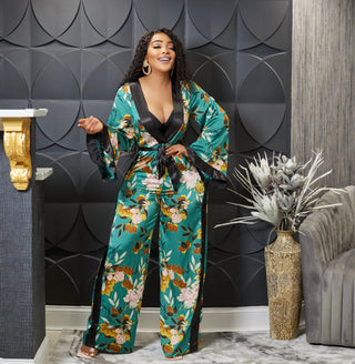 Jolene kimono style jumpsuit