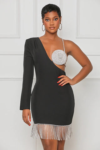 Darling spiraled cup bodycon dress