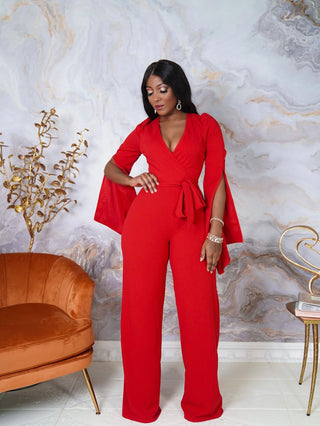 Katrina open sleeves jumpsuit