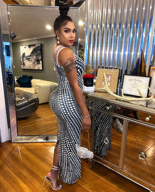 TOP SHELF STONE DRESS (Non Mesh)