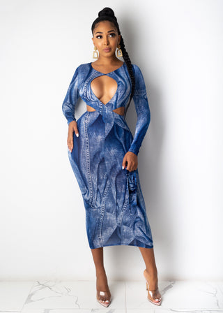 Denim prints on me