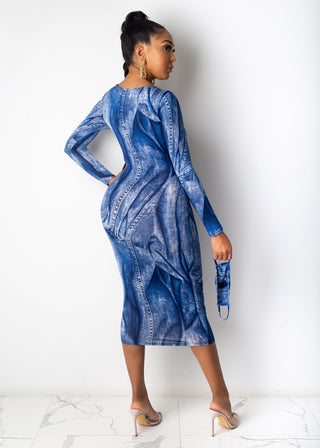 Denim prints on me