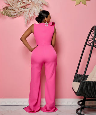 SHARYA PINK JUMPSUIT