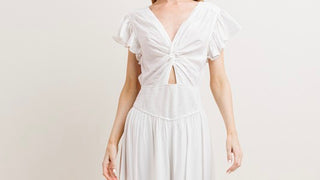 Lorian Front Twist Jumpsuit